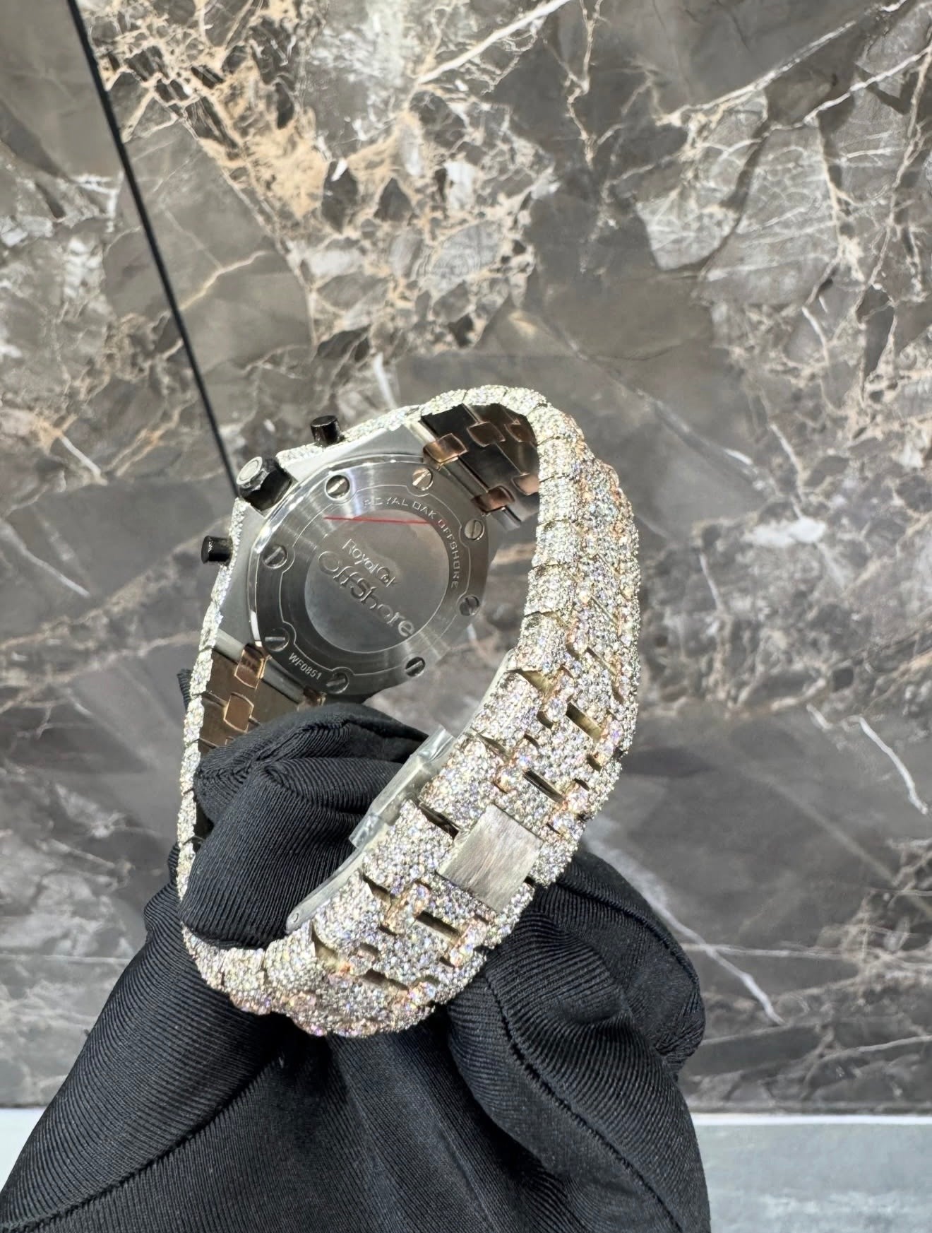 Royal Oak VVS1 Moissanite 41mm Two-Tone 'Rose Gold'