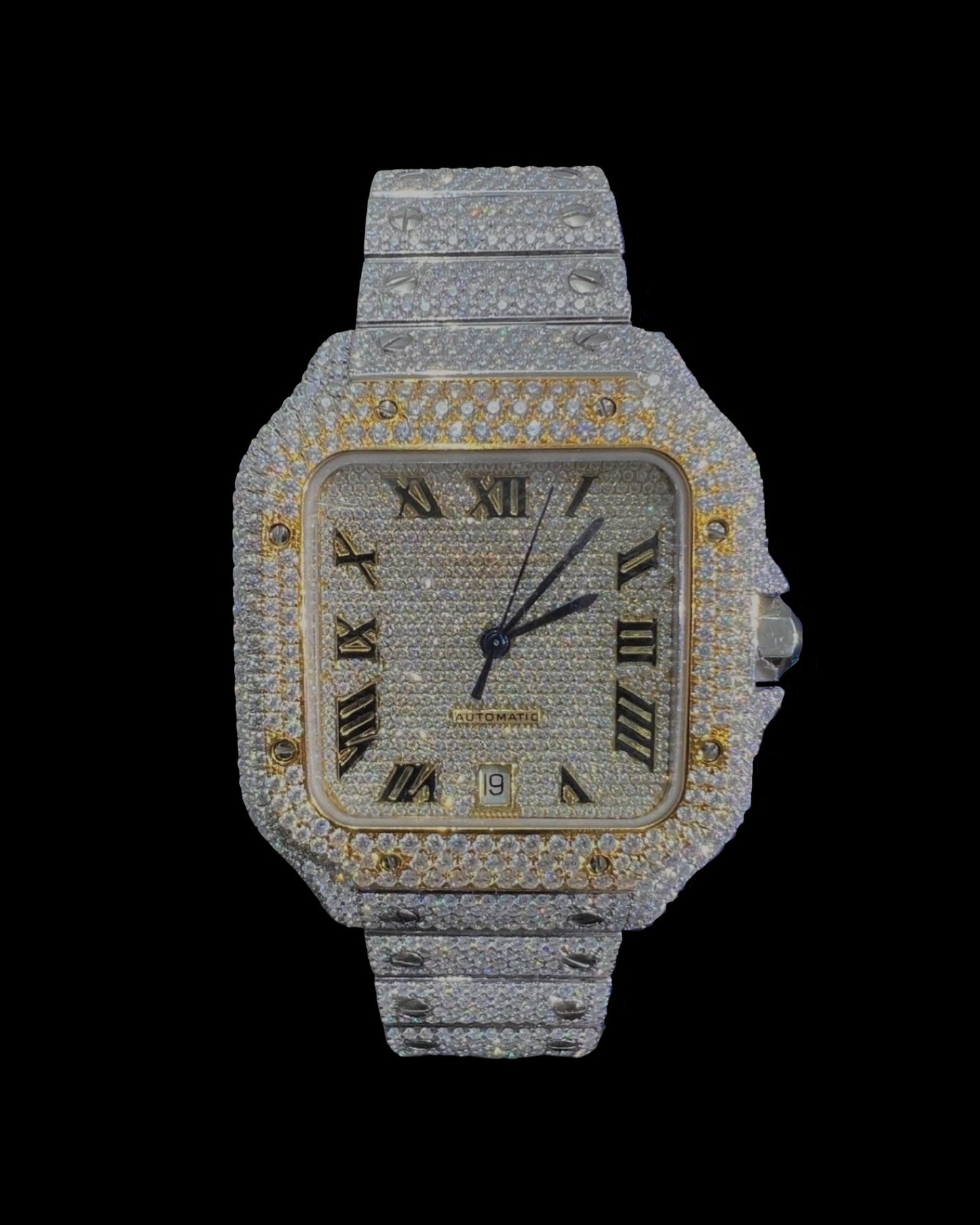 Santos VVS1 Moissanite 41mm 'White Gold'