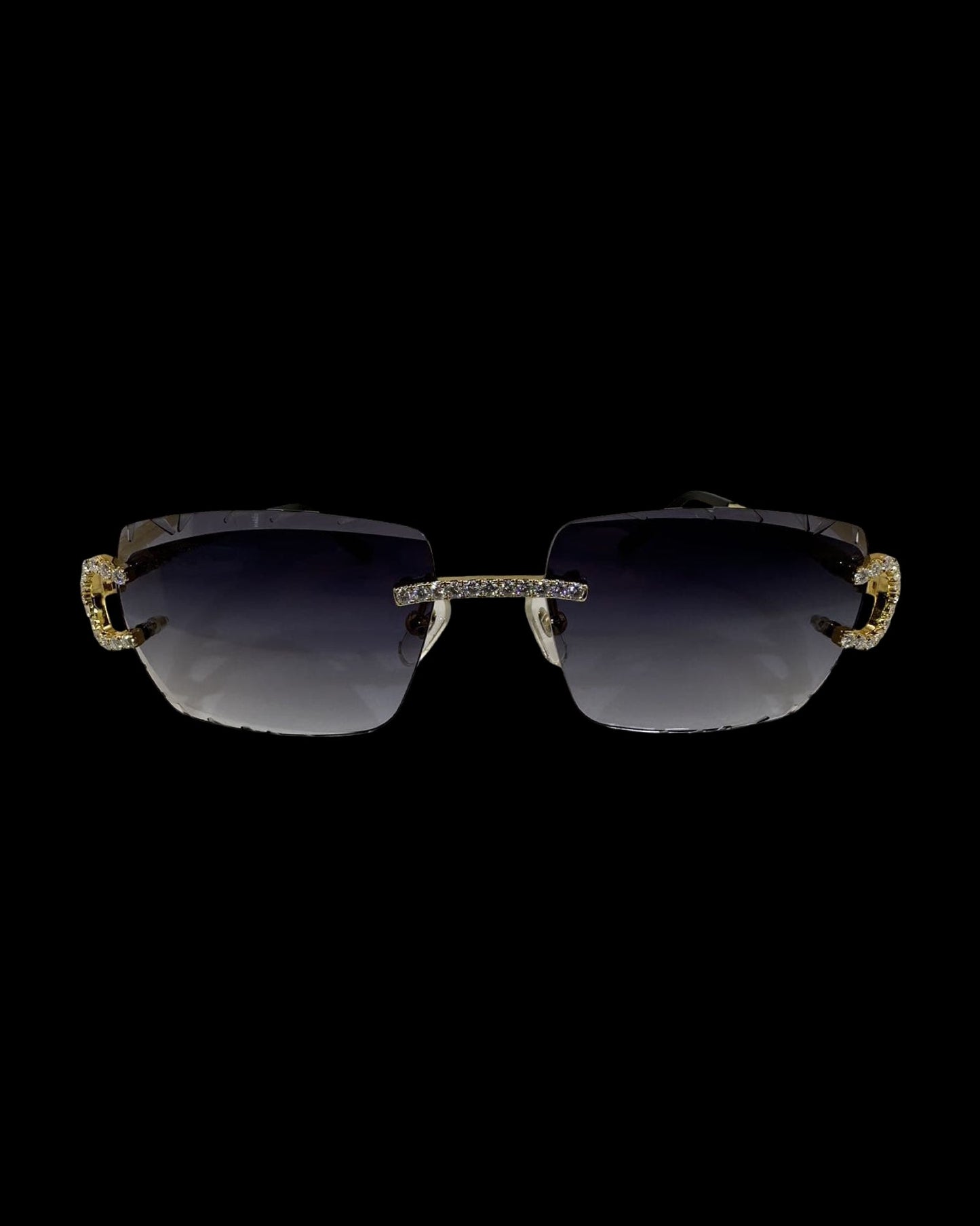 Big C VVS1 Moissanite Sunglasses 'Navy'