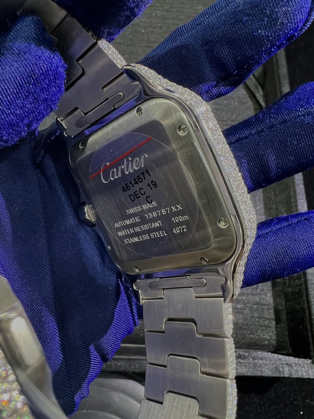 Santos VVS1 Moissanite 41mm 'White Gold'