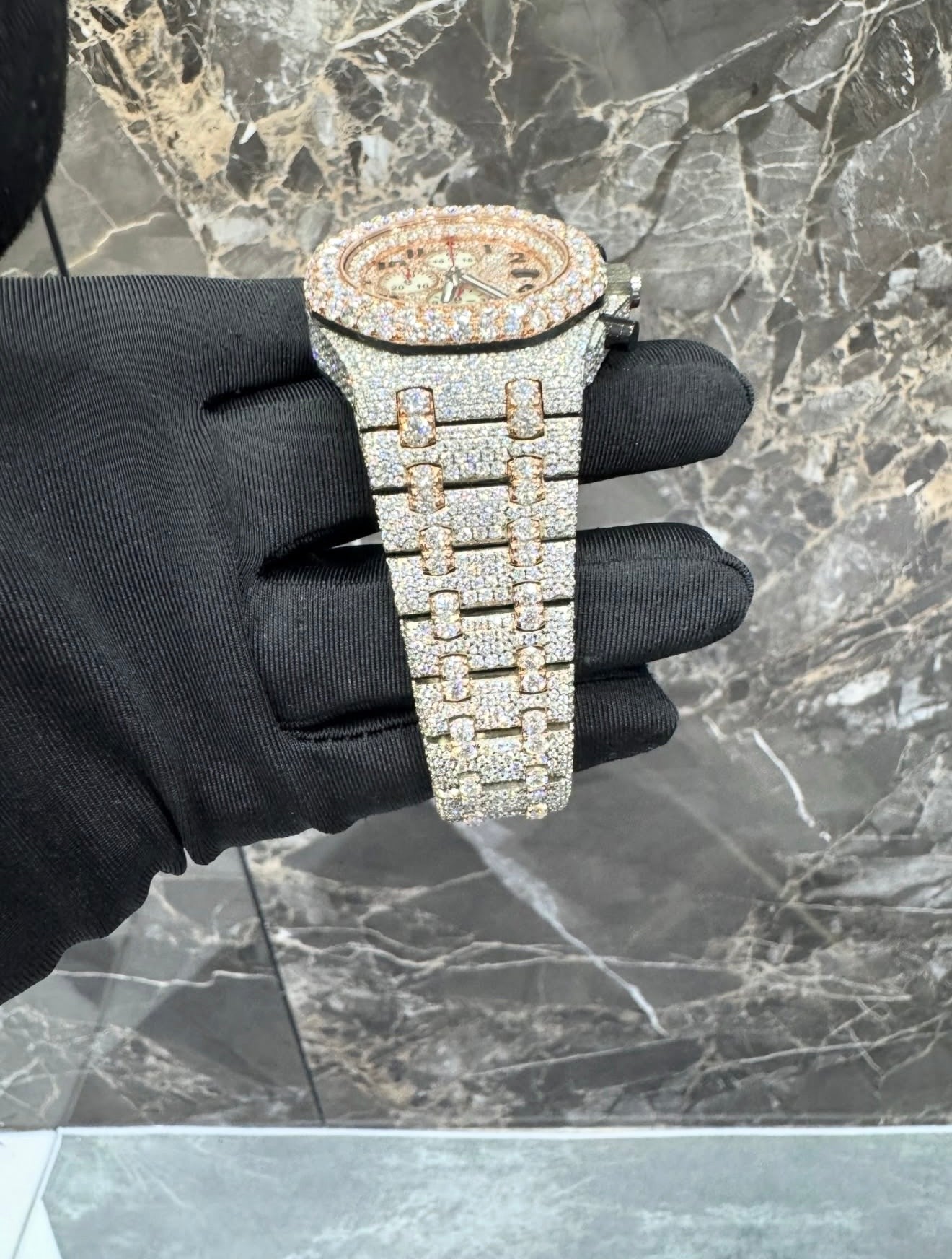 Royal Oak VVS1 Moissanite 41mm Two-Tone 'Rose Gold'