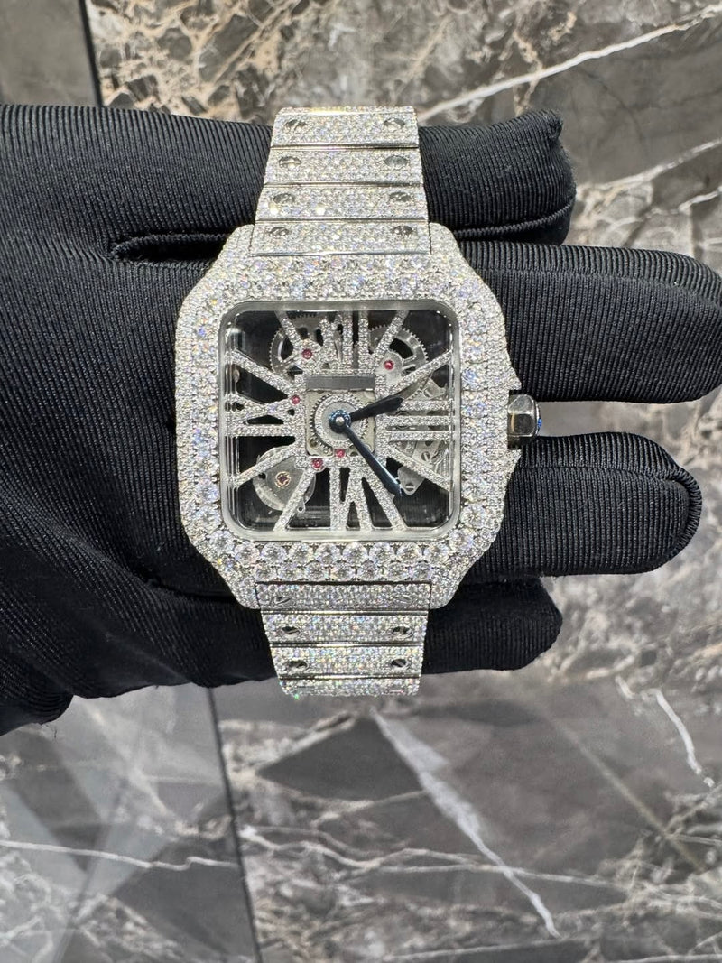 Skeleton VVS1 Moissanite 41mm 'White'