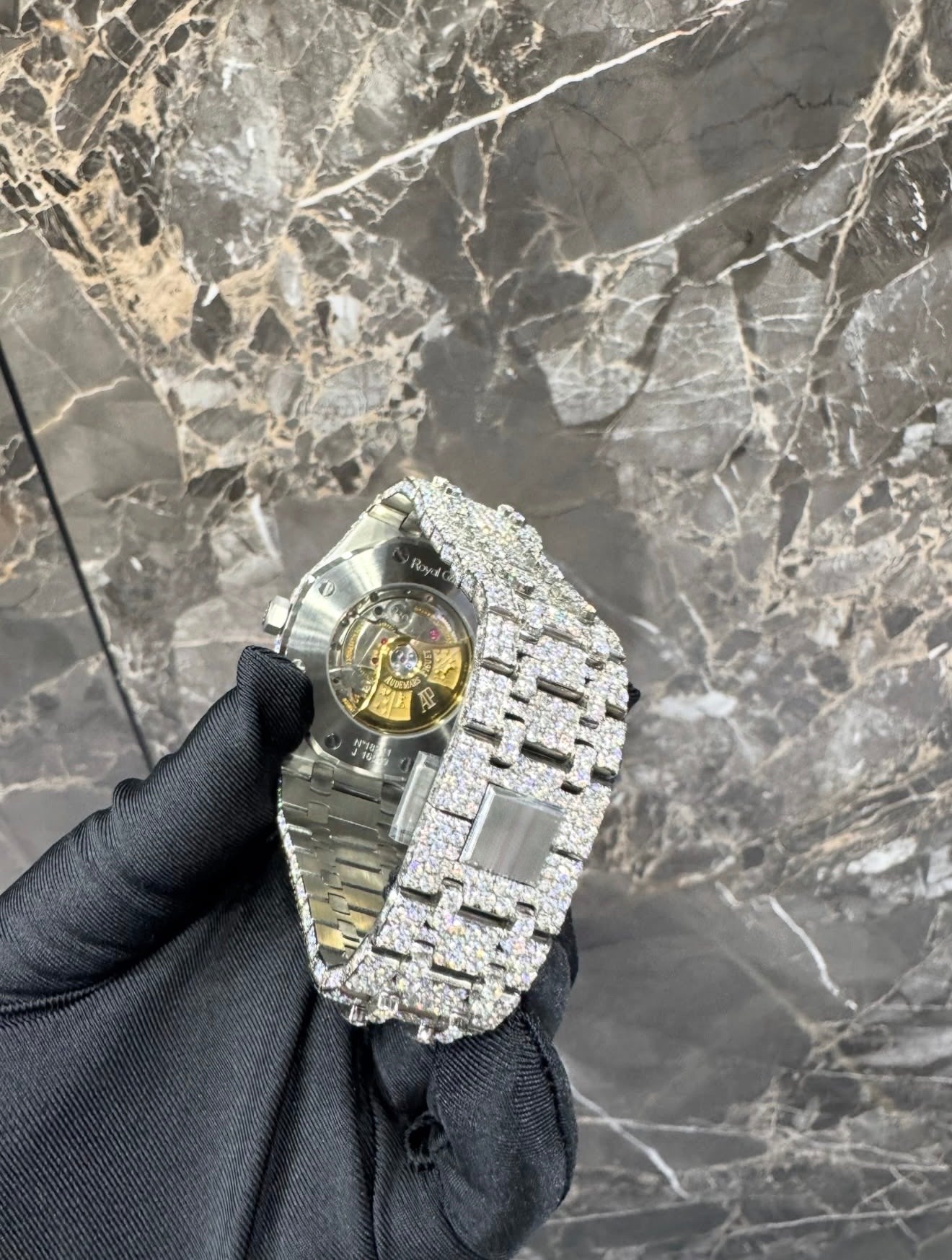 Royal Oak VVS1 Moissanite Arabic Dial 41mm 'Red'