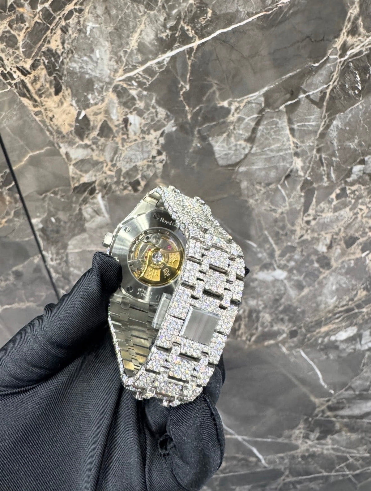 Royal Oak VVS1 Moissanite Arabic Dial 41mm 'Red'