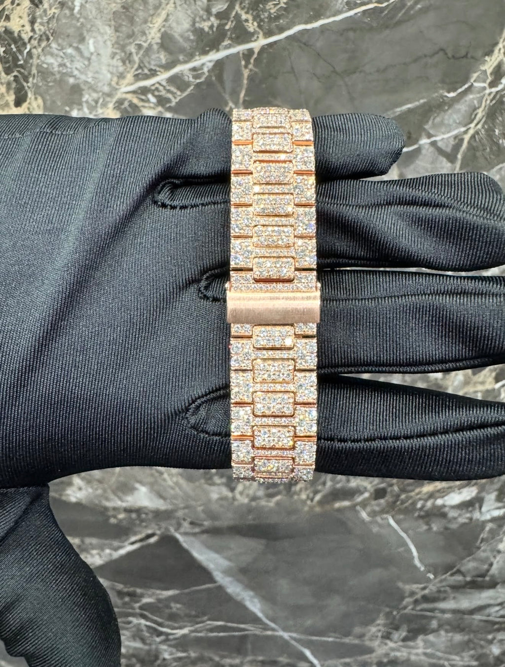 Nautilus VVS1 Moissanite 41mm 'Rose Gold'