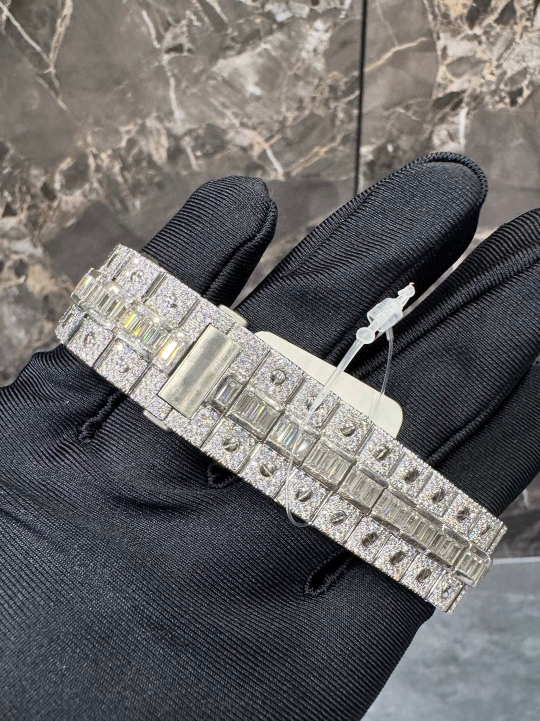 Santos VVS1 Moissanite 41mm 'White'