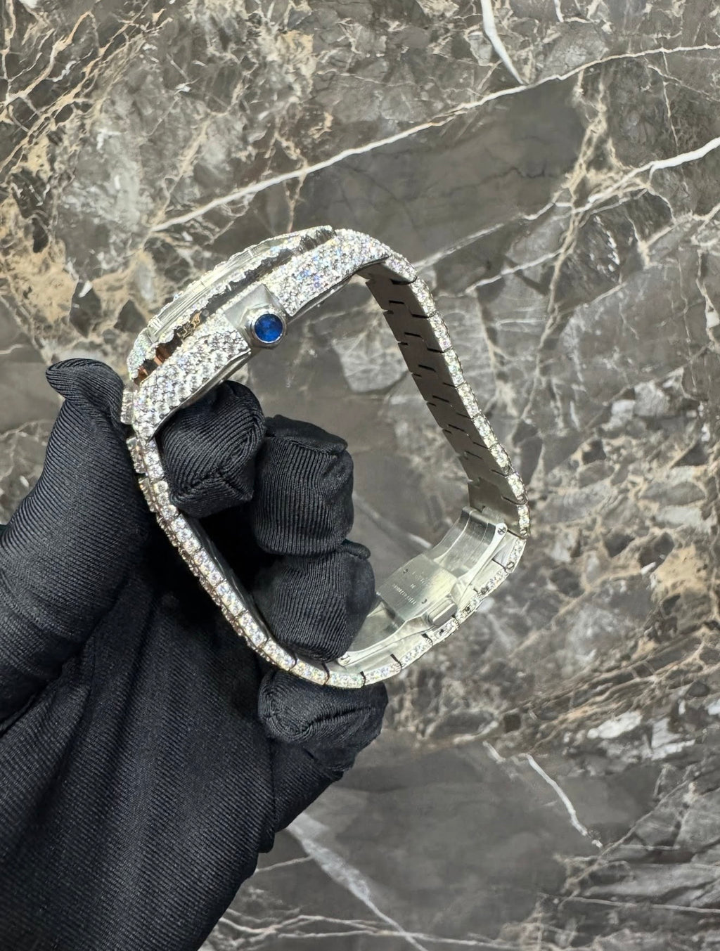 Santos VVS1 Moissanite 41mm 'White'