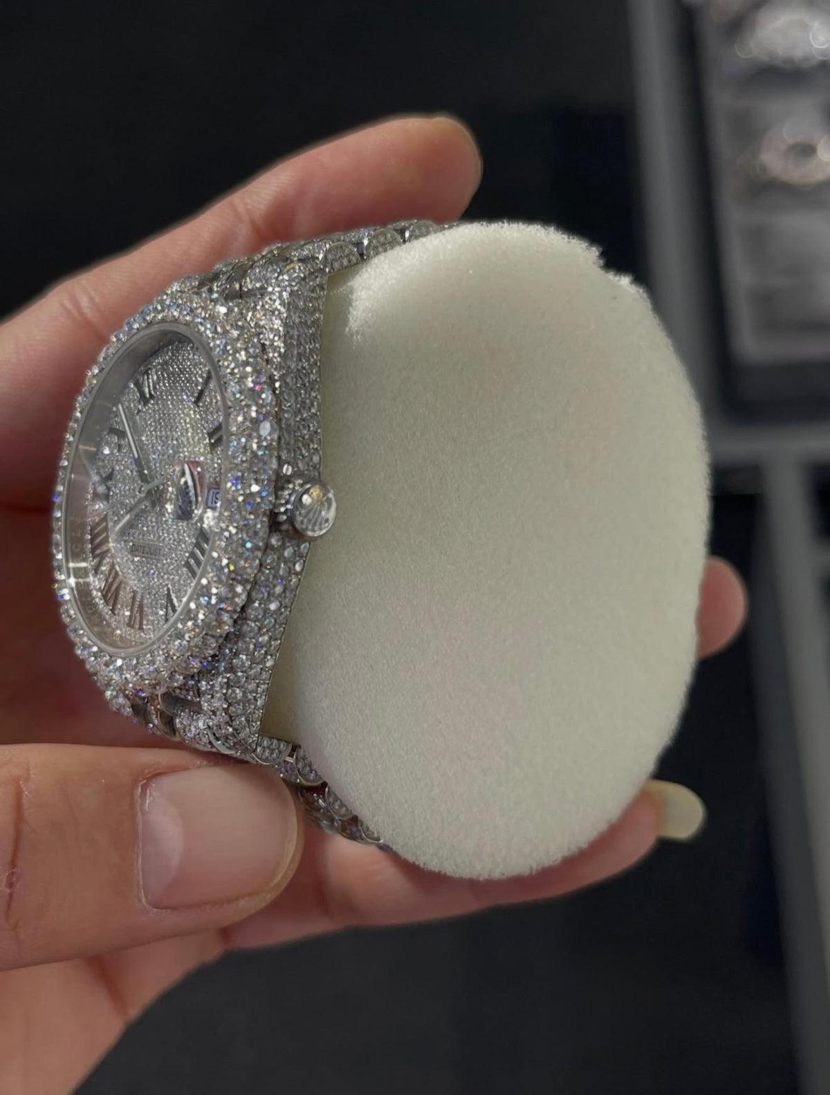 Presidential VVS1 Moissanite 41mm 'White'