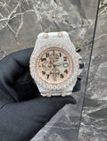 Royal Oak VVS1 Moissanite 41mm 'Rose/White'