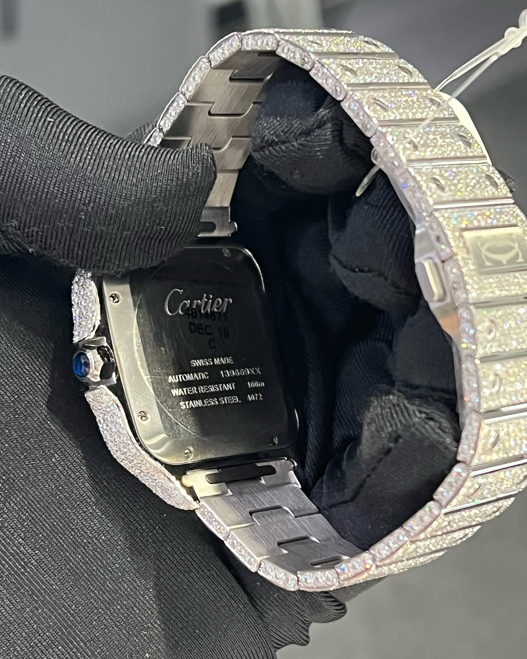 Santos VVS1 Moissanite 41mm 'White'