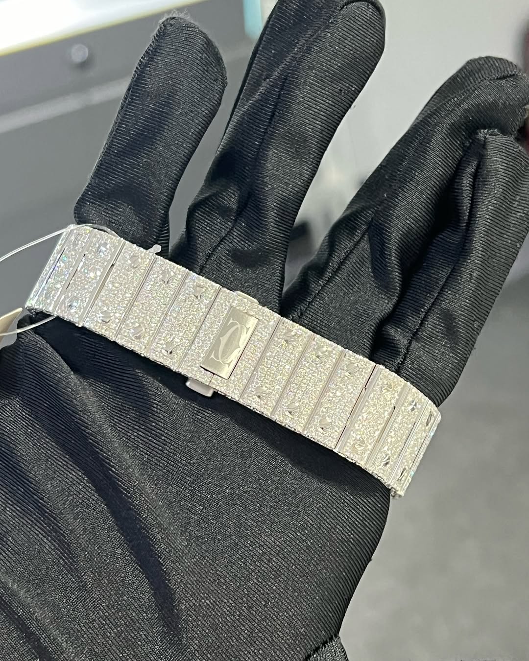 Santos VVS1 Moissanite 41mm 'White'