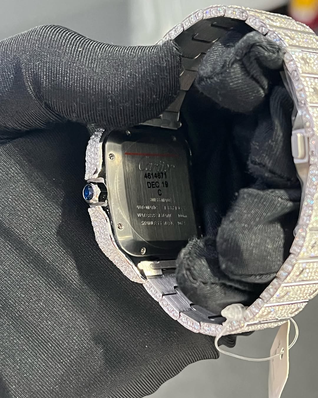 Santos VVS1 Moissanite 41mm 'White'