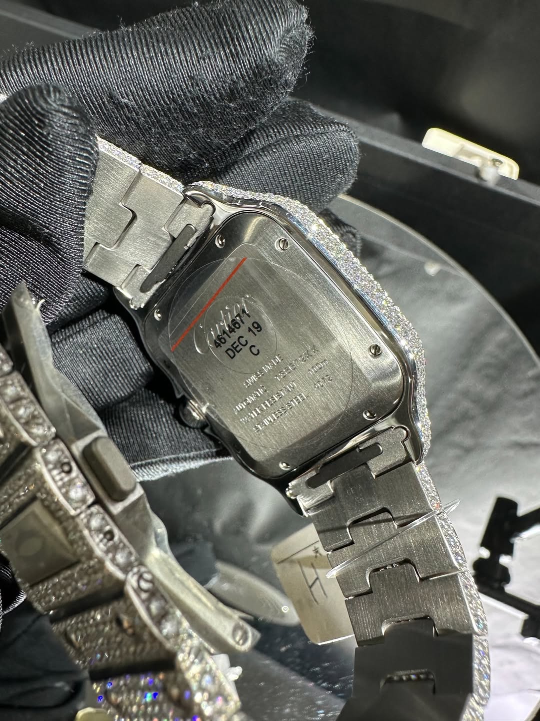 Santos VVS1 Moissanite 41mm 'White'