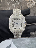 Santos VVS1 Moissanite 41mm 'White'