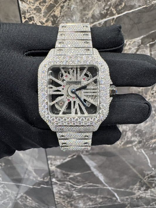 Skeleton VVS1 Moissanite 41mm 'White'