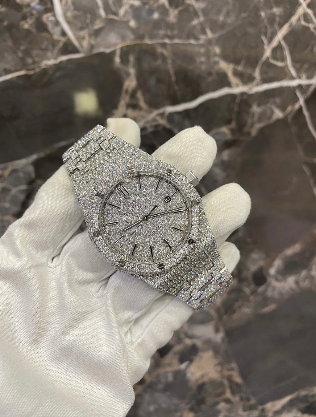 Royal Oak VVS1 Moissanite 41mm 'White'