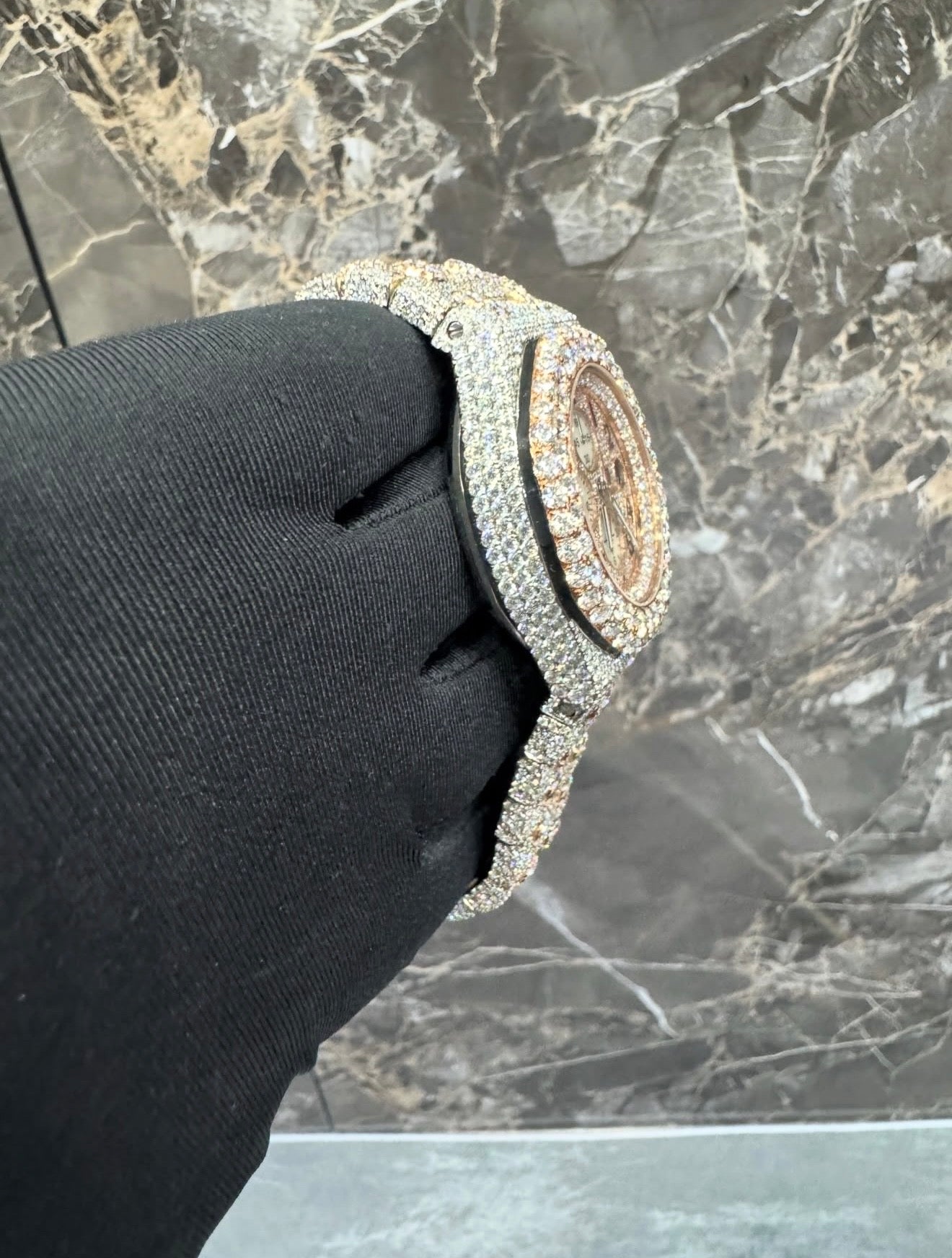 Royal Oak VVS1 Moissanite 41mm Two-Tone 'Rose Gold'