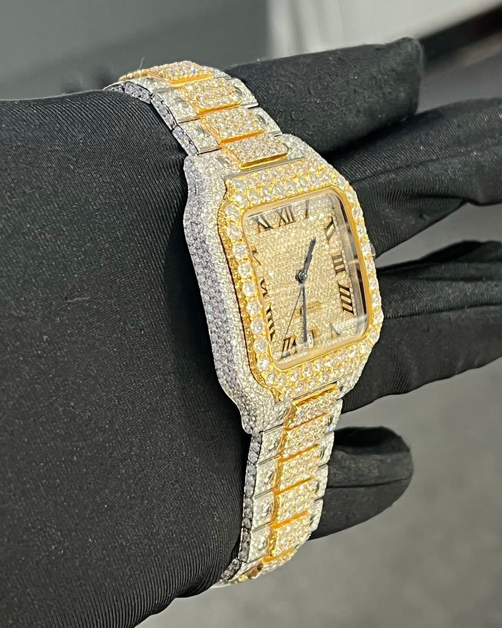Santos VVS1 Moissanite 41mm 'White Gold'