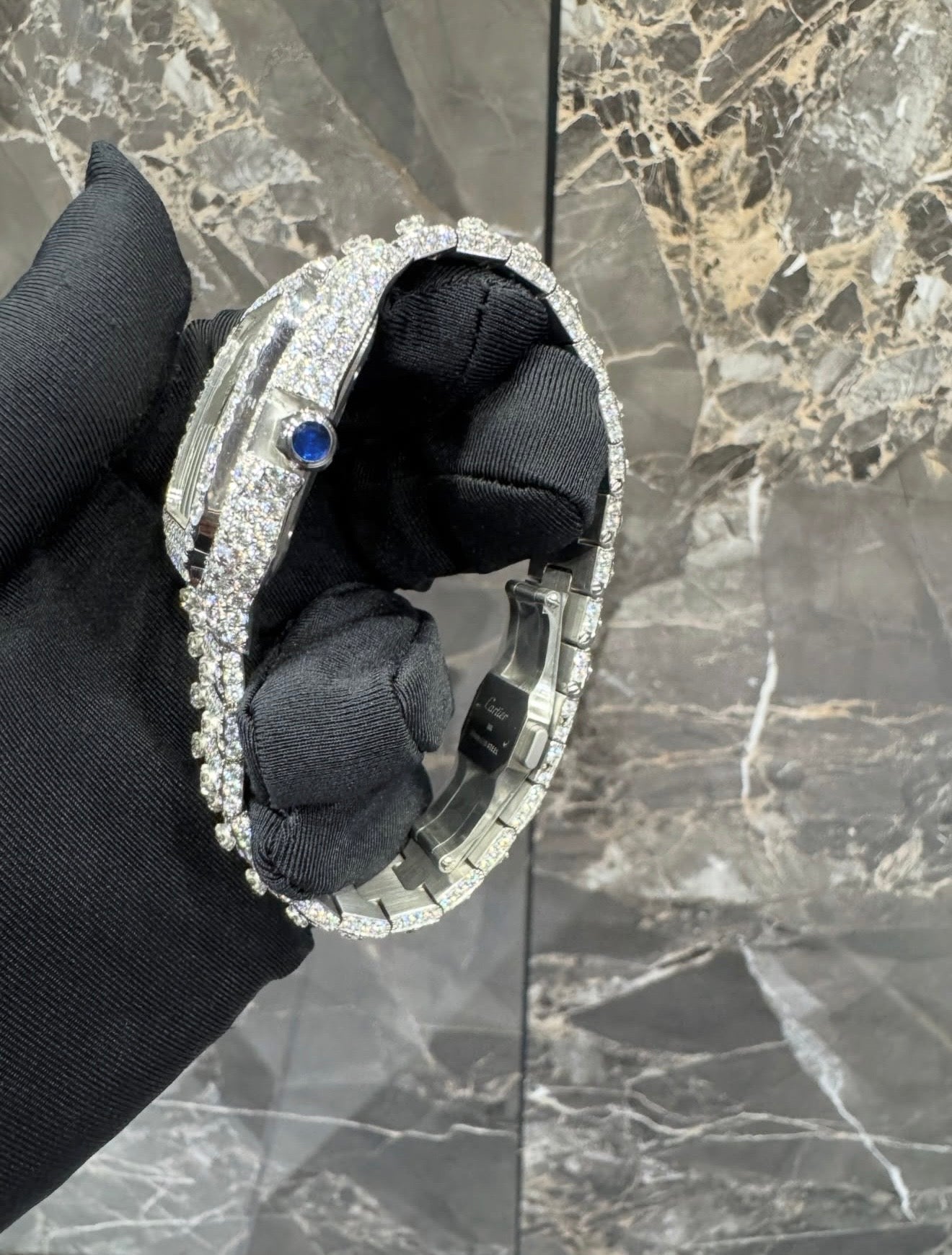 Santos VVS1 Moissanite 41mm Two-Tone 'White'