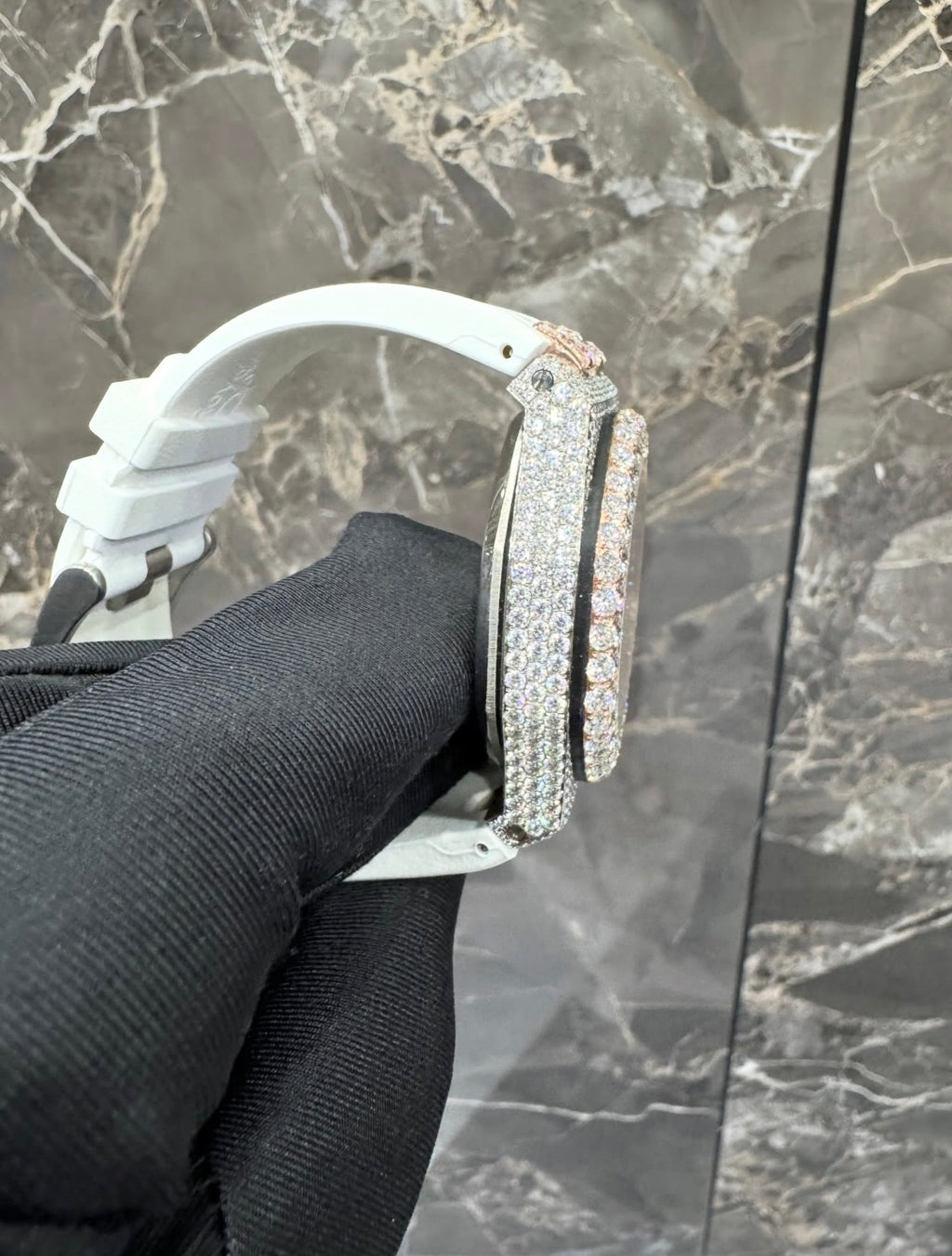 Royal Oak VVS1 Moissanite 41mm 'Rose/White'