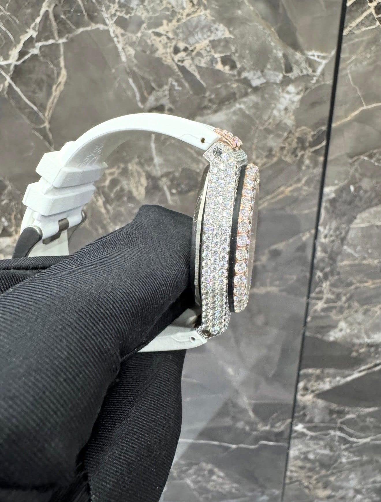 Royal Oak VVS1 Moissanite 41mm 'Rose/White'