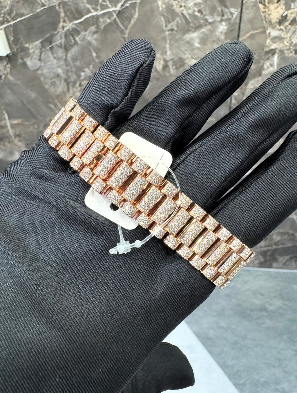 Presidential VVS1 Moissanite 41mm 'Rose Gold'