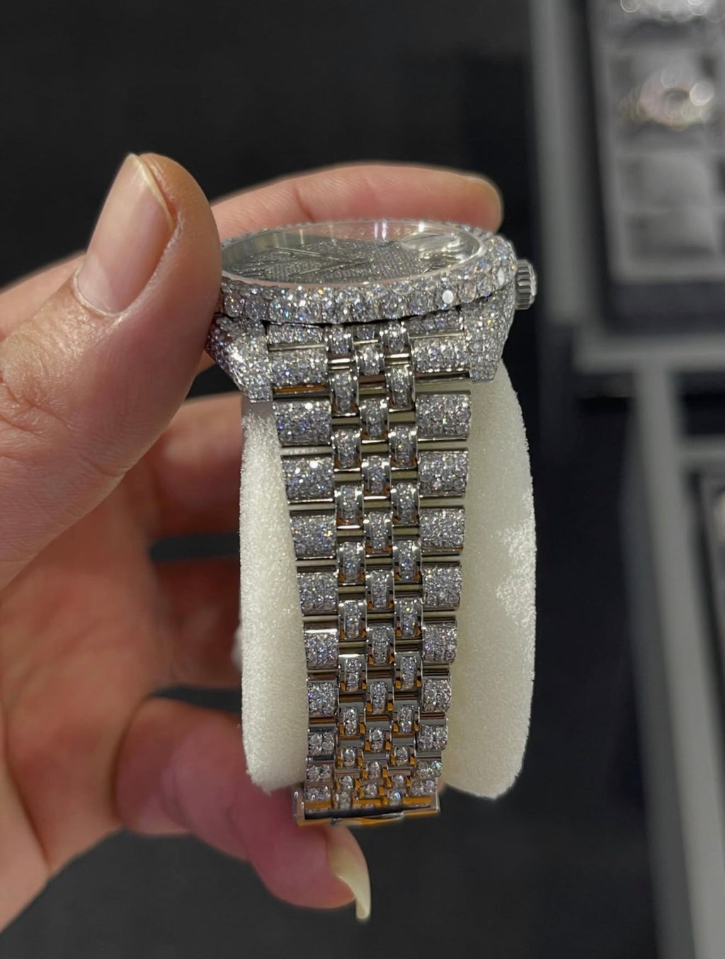 Presidential VVS1 Moissanite 41mm 'White'