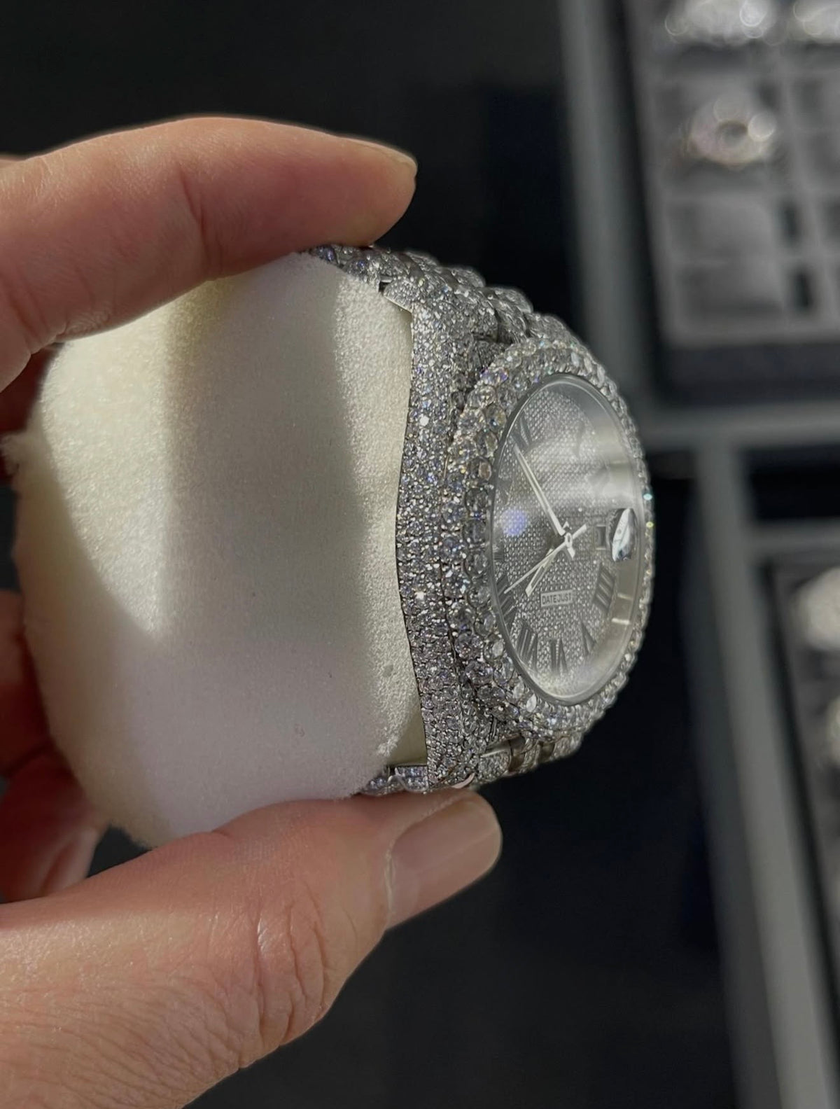 Presidential VVS1 Moissanite 41mm 'White'