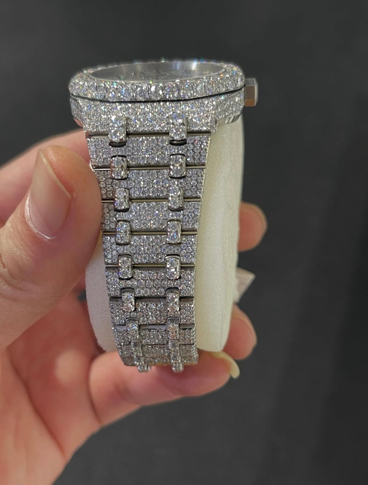 Royal Oak VVS1 Moissanite Arabic Dial 41mm 'White'