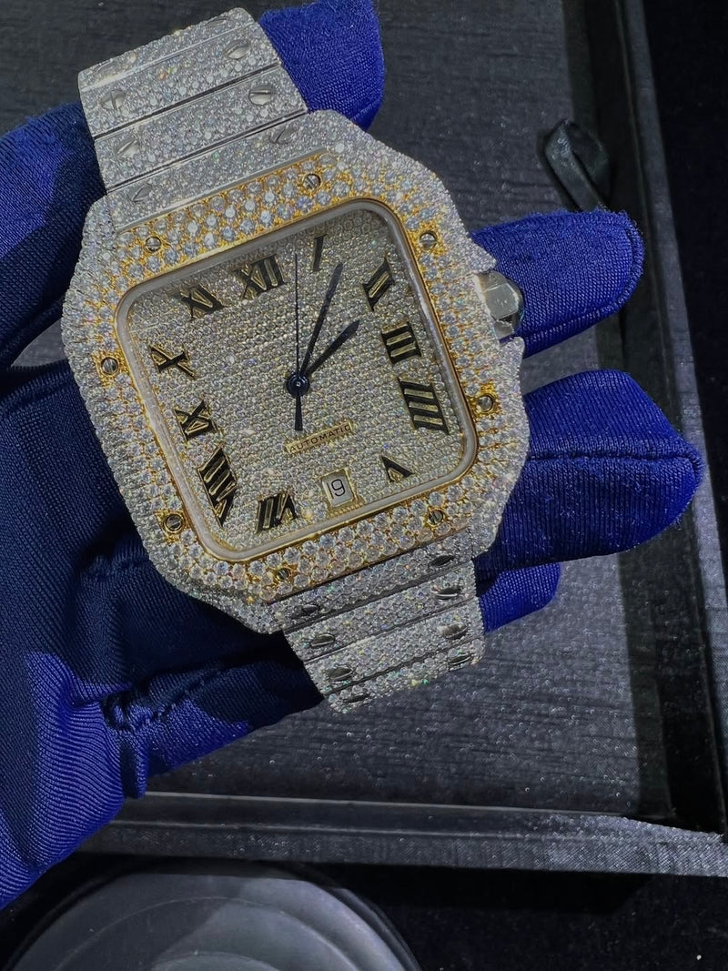 Santos VVS1 Moissanite 41mm 'White Gold'