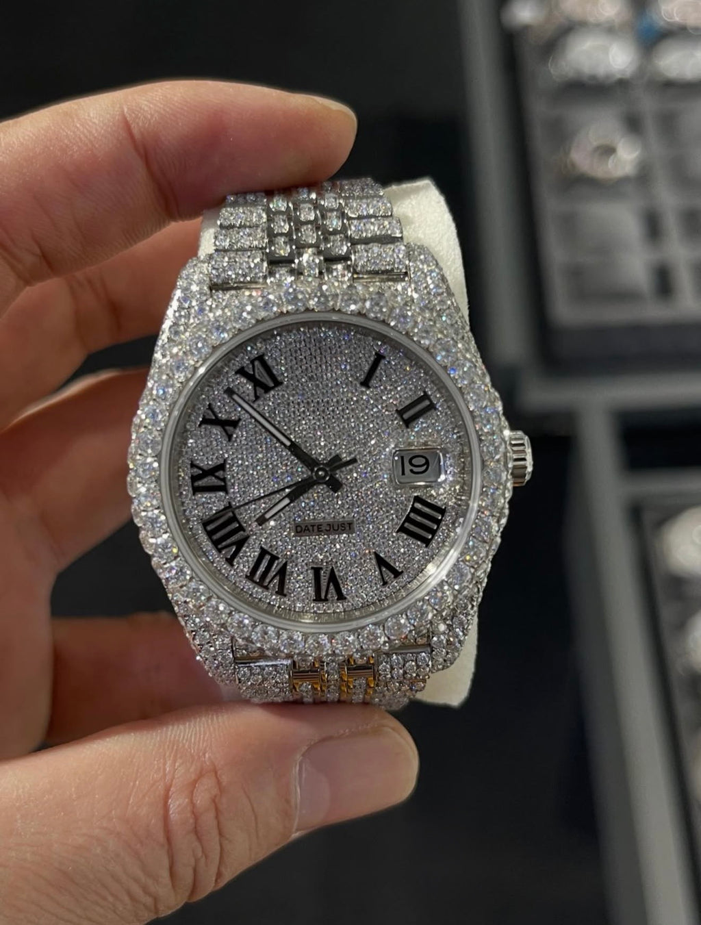 Presidential VVS1 Moissanite 41mm 'White'
