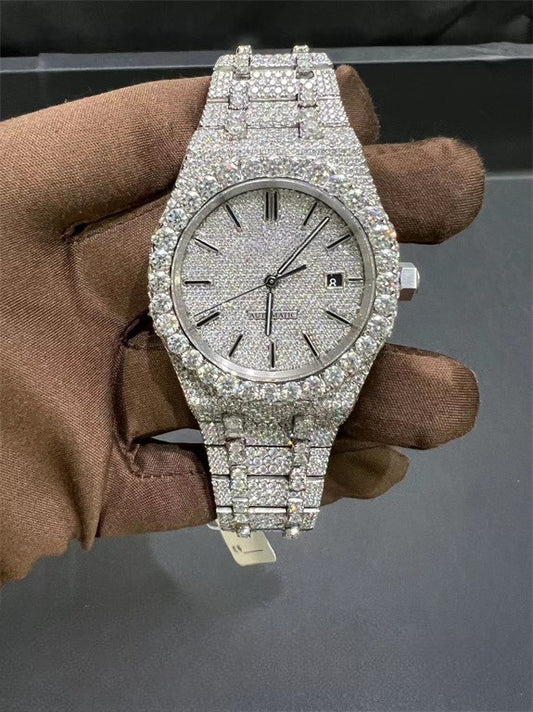 Royal Oak VVS1 Moissanite 41mm Two-Tone 'White'