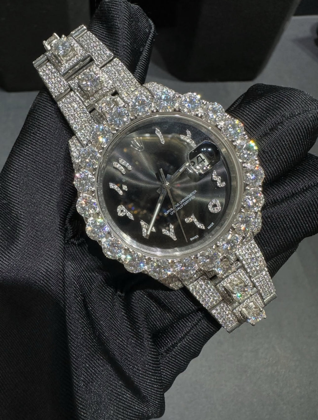 Presidential VVS1 Moissanite 41mm 'White'