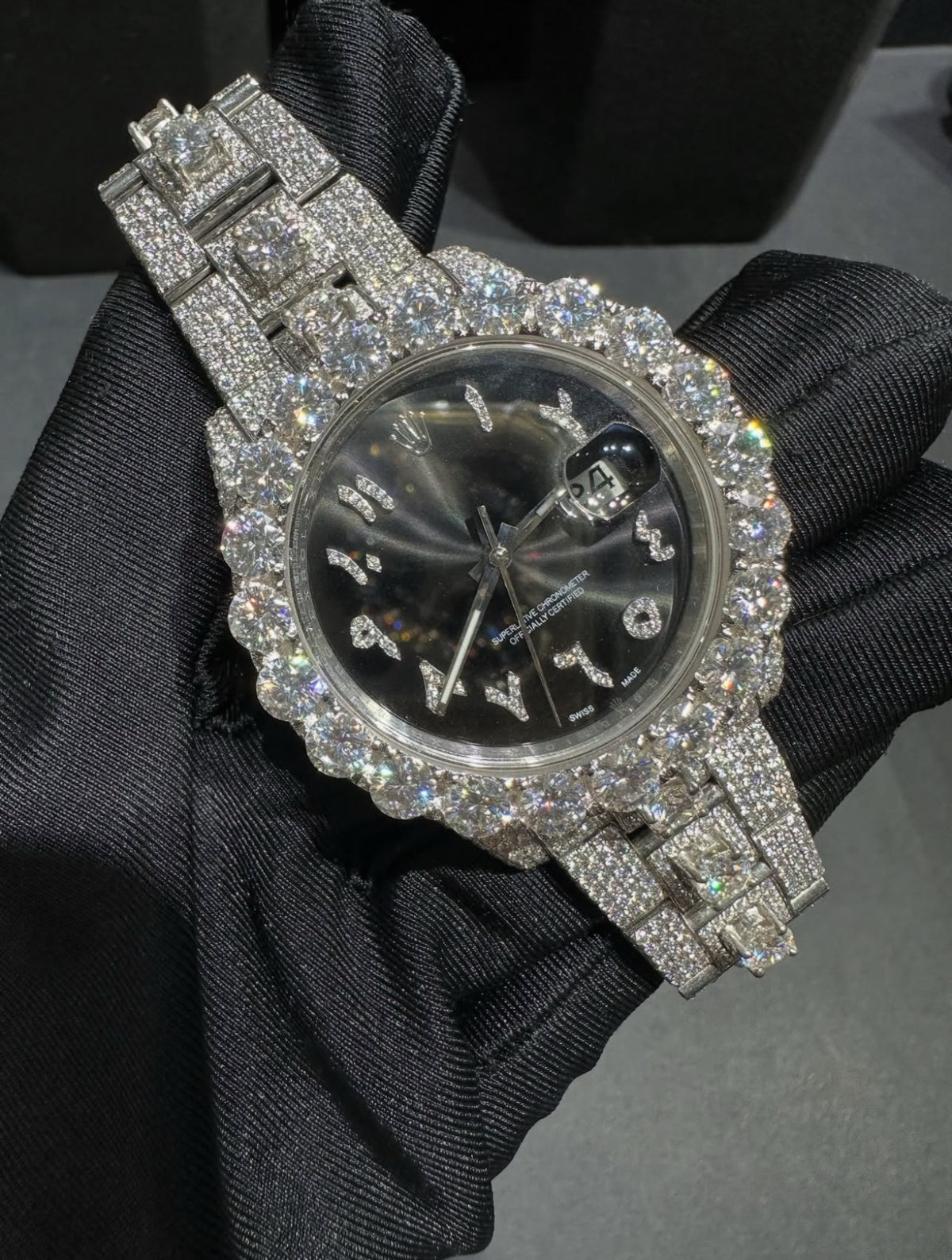 Presidential VVS1 Moissanite 41mm 'White'