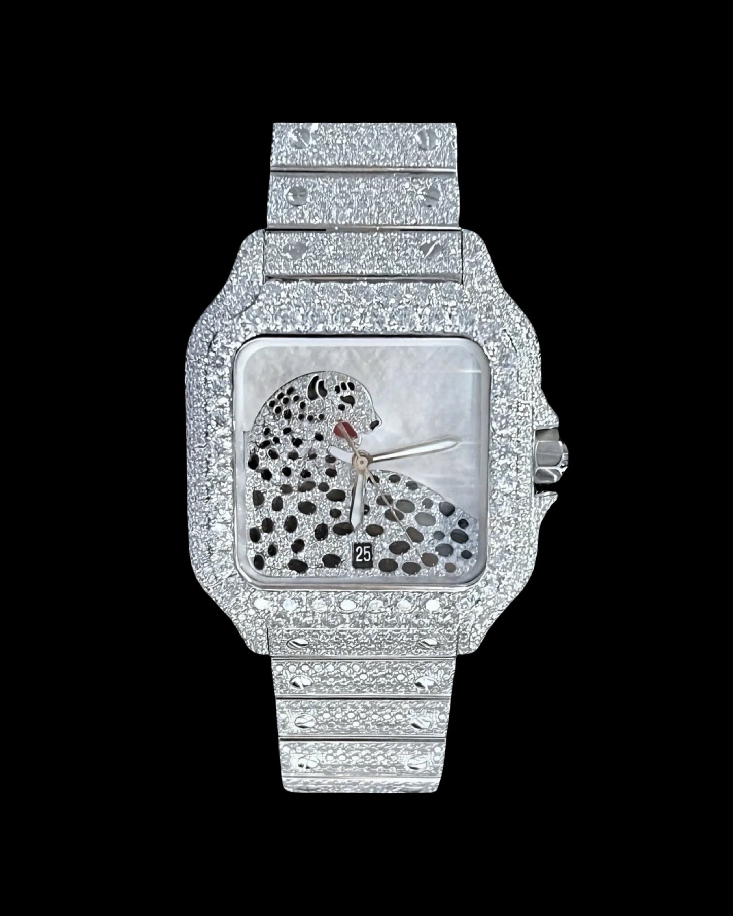 Santos VVS1 Moissanite 41mm 'White'