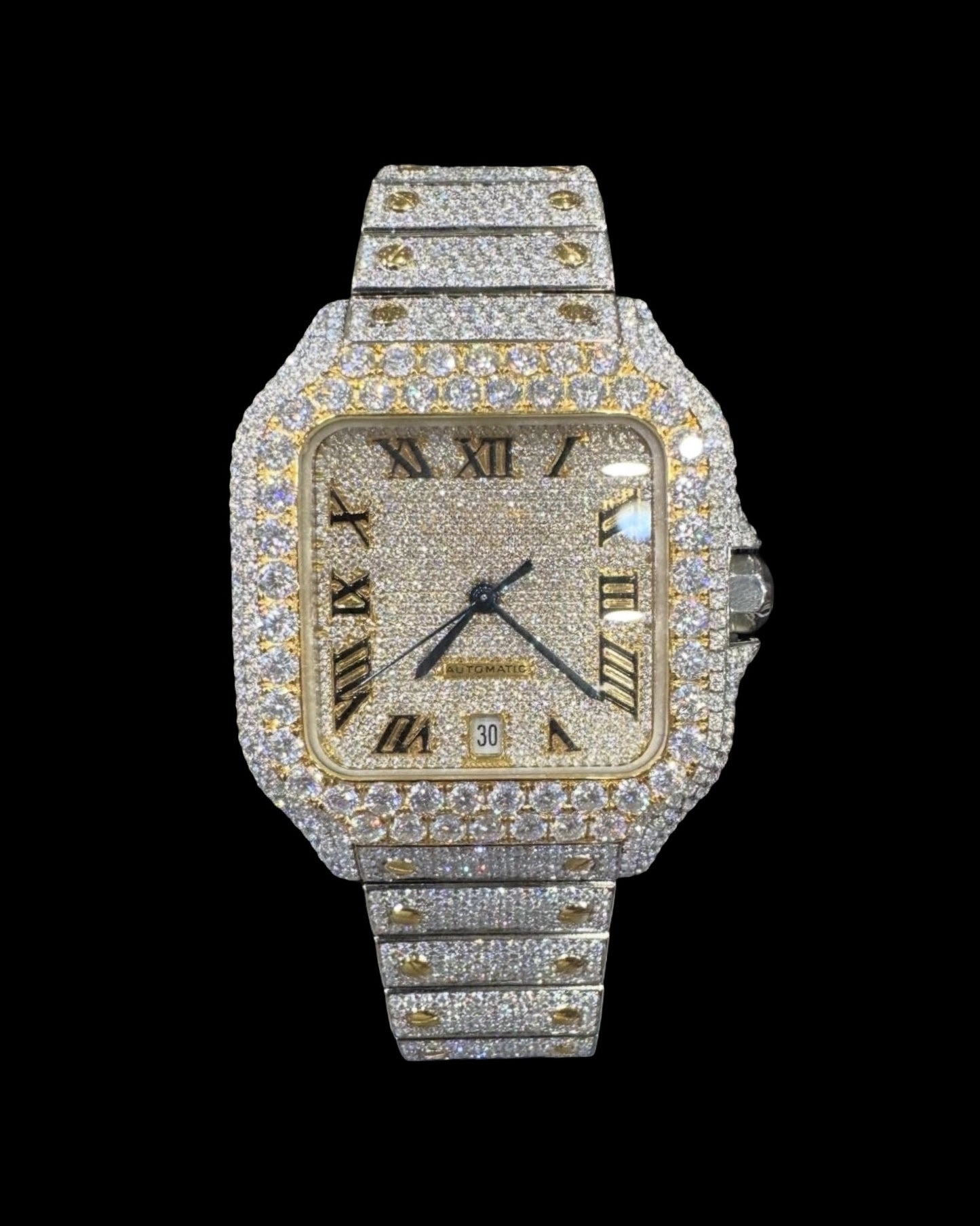 Santos VVS1 Moissanite 41mm 'White Gold'