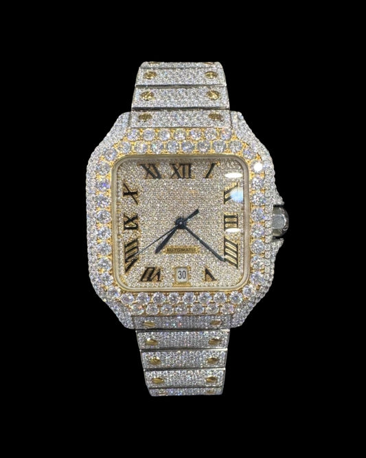 Santos VVS1 Moissanite 41mm 'White Gold'