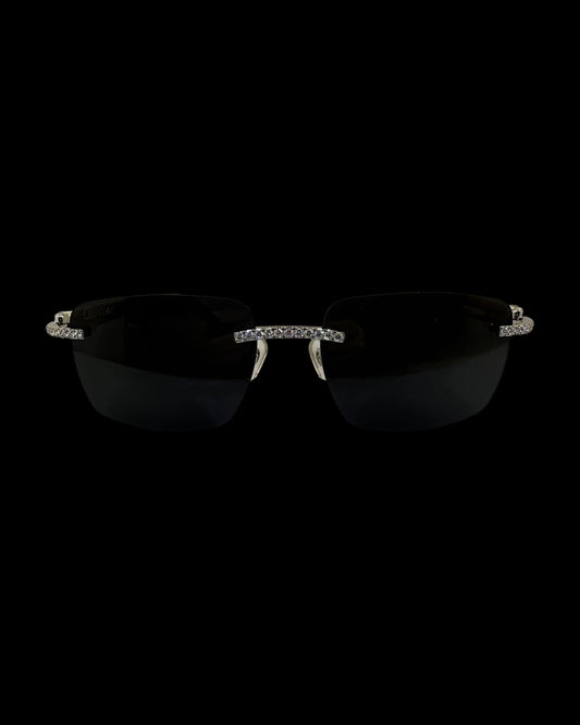 Woods VVS1 Moissanite Sunglasses 'Black'