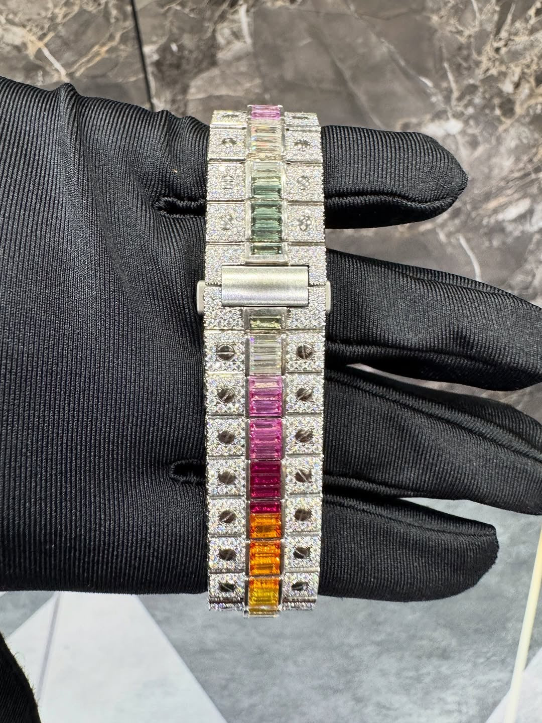 Santos VVS1 Moissanite 41mm 'White'