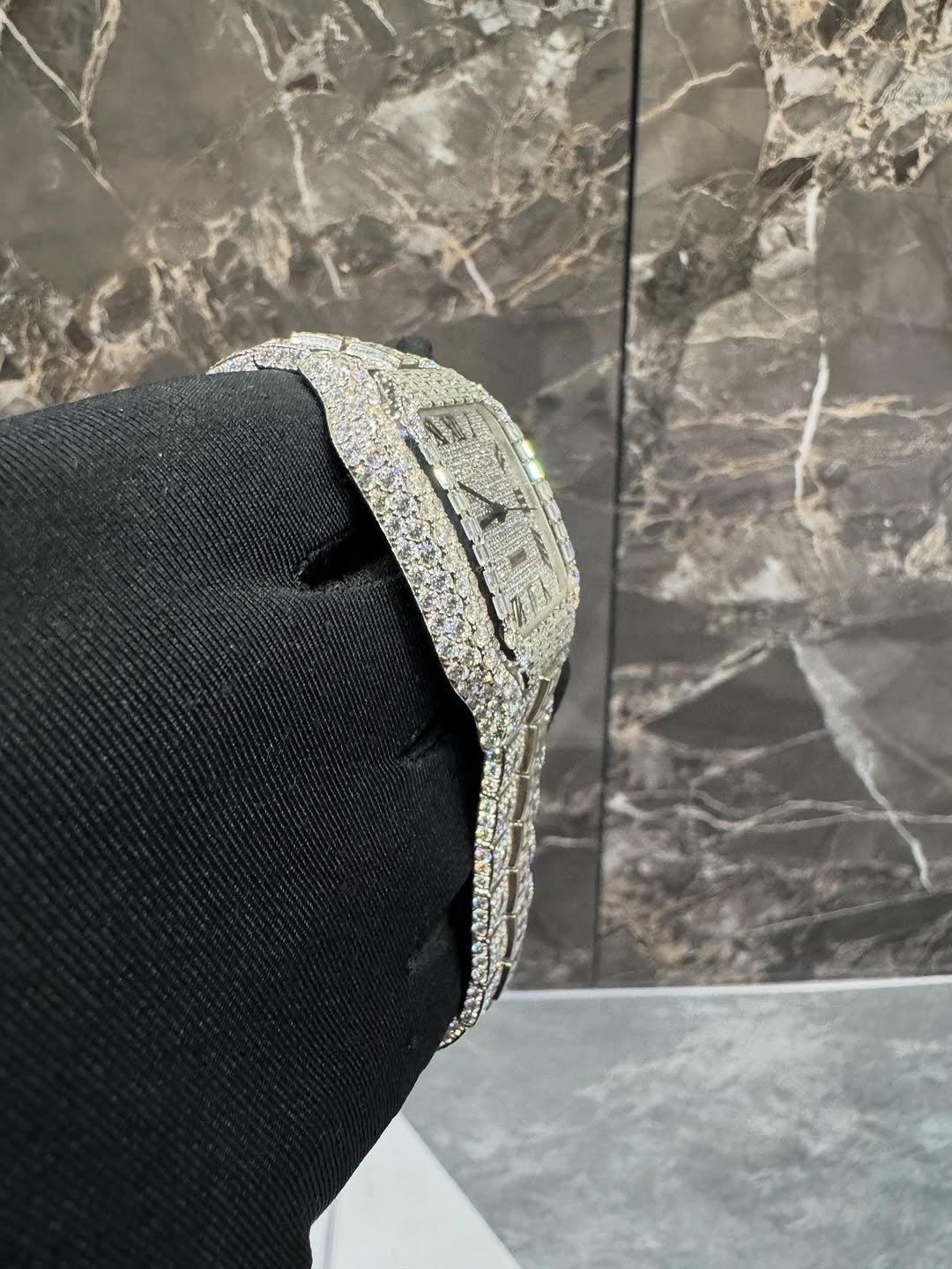 Santos VVS1 Moissanite 41mm 'White'