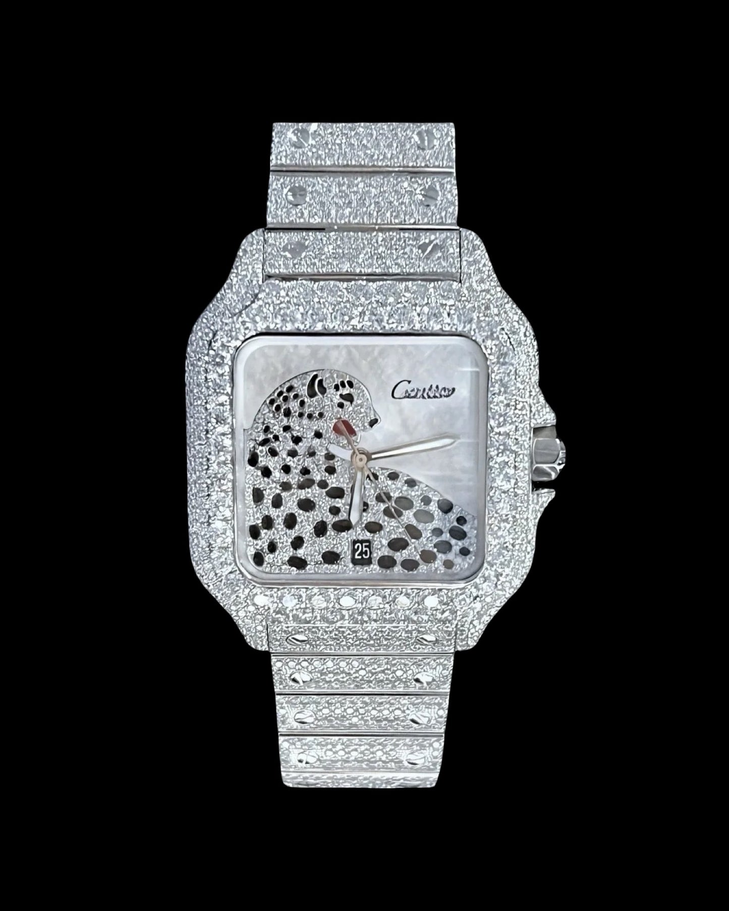 Santos VVS1 Moissanite 41mm 'White'