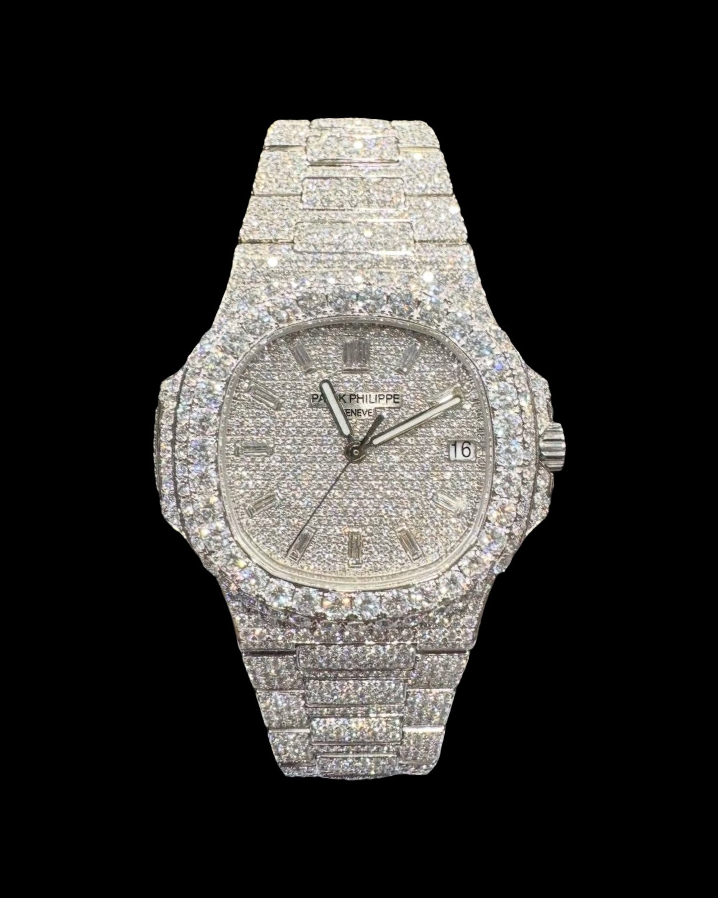 Nautilus VVS1 Moissanite 41mm 'White'