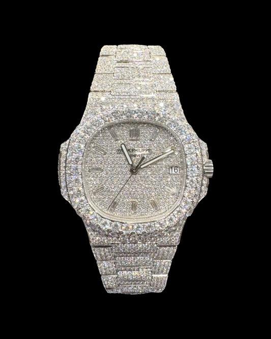 Nautilus VVS1 Moissanite 41mm 'White'