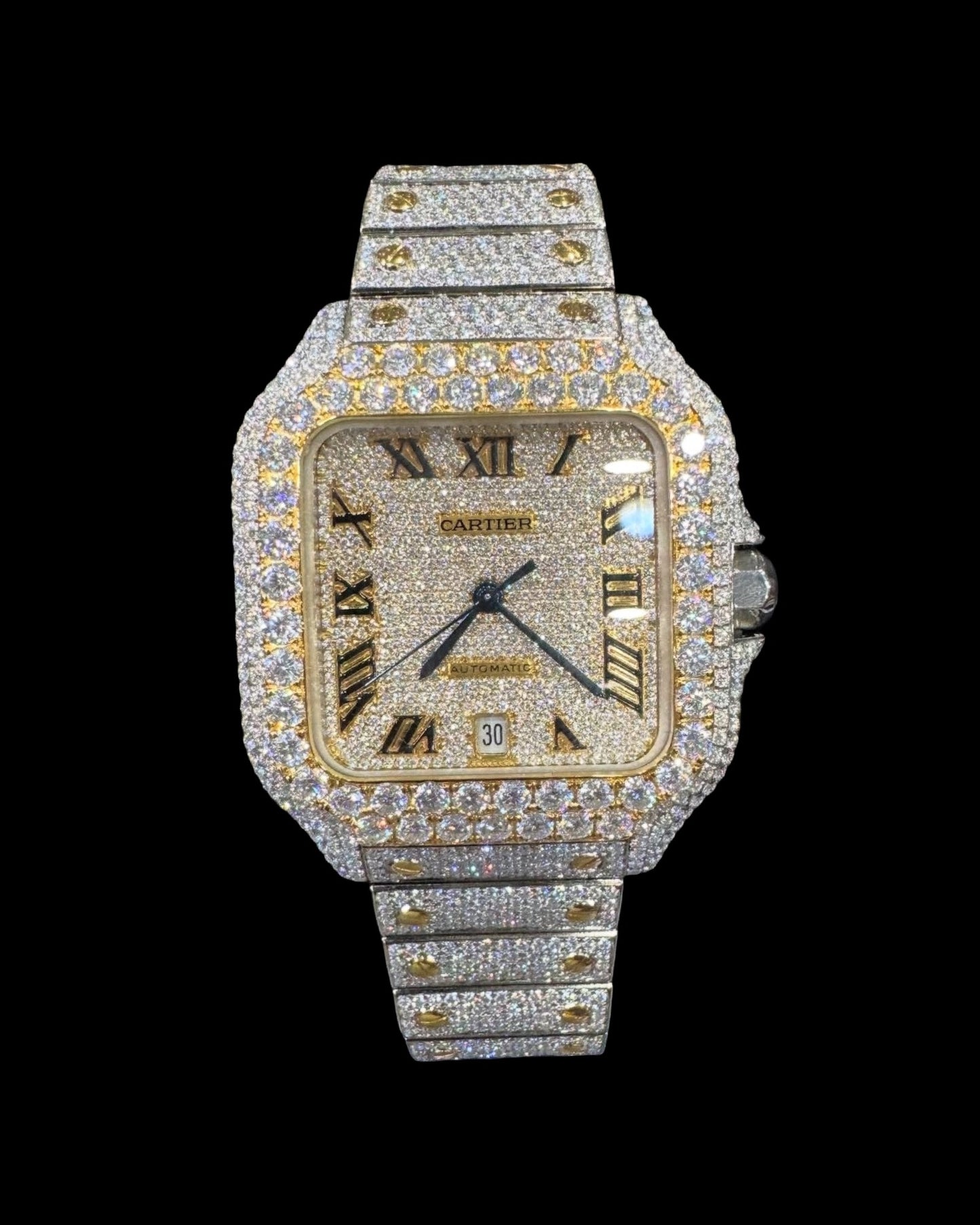 Santos VVS1 Moissanite 41mm 'White Gold'