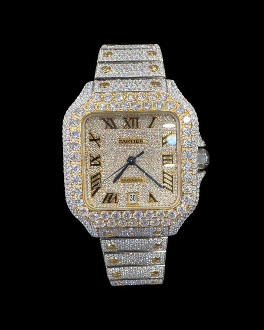 Santos VVS1 Moissanite 41mm 'White Gold'