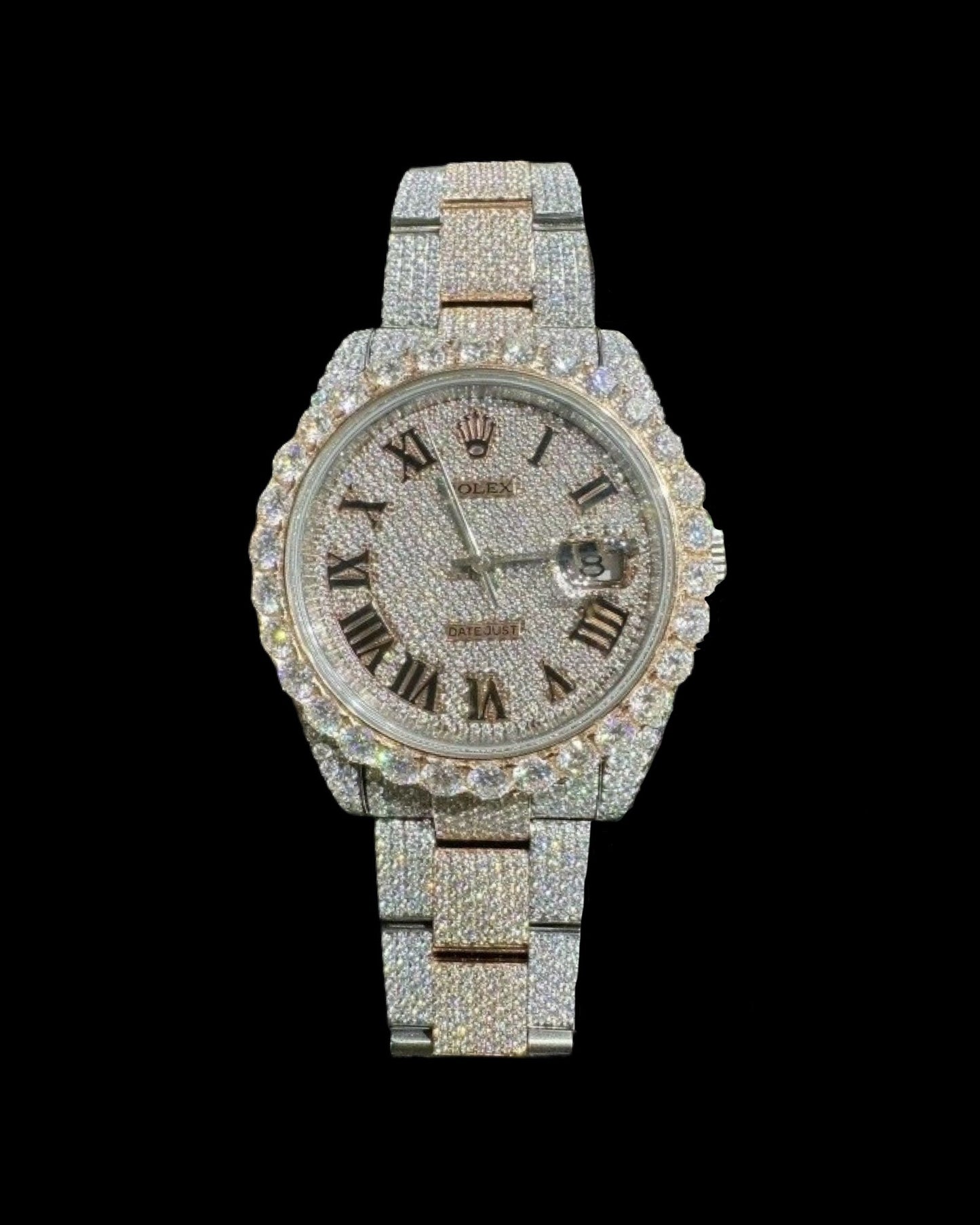 Presidential VVS1 Moissanite 41mm 'Rose Gold'