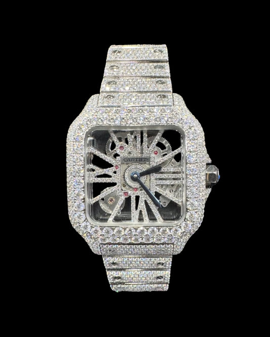 Skeleton VVS1 Moissanite 41mm 'White'
