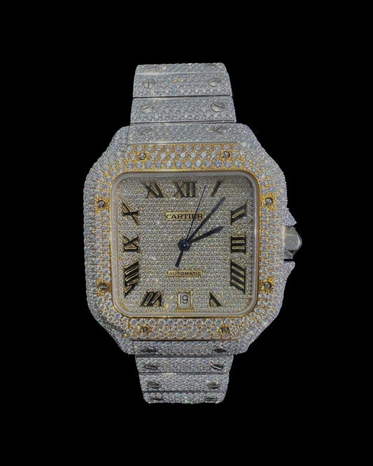 Santos VVS1 Moissanite 41mm 'White Gold'