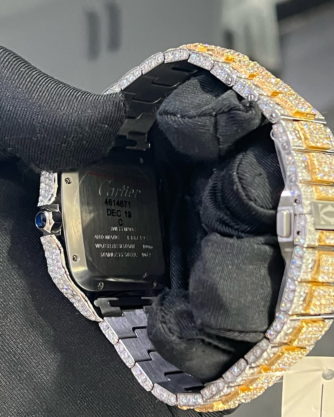 Santos VVS1 Moissanite 41mm 'White Gold'