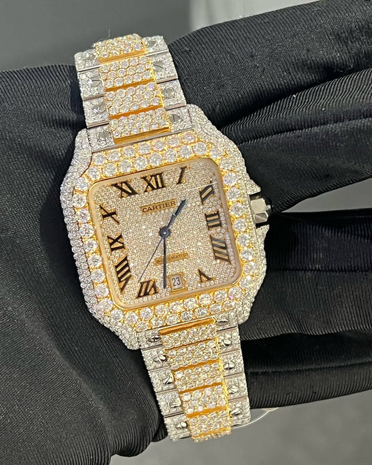 Santos VVS1 Moissanite 41mm 'White Gold'